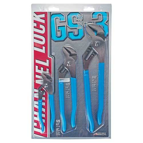 Channellock GS3 Tongue & Groove Pliers Set 3 Pieces