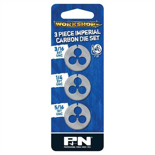 P&N 267013203 Imperial Workshop Carbon Die Set (5/16, 1/4, 3/16'') 3 Pce