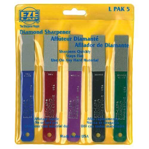 Eze-Lap L PAK5 Set SF / F /M / C/ XC Diamond Hone 5 Piece