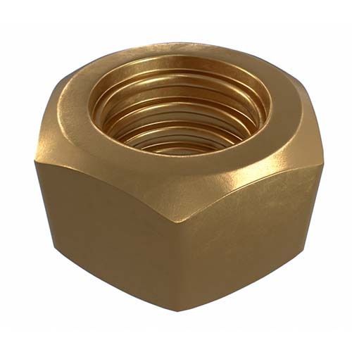 M2.5 Metric Hex Nut Brass - Pack of 200