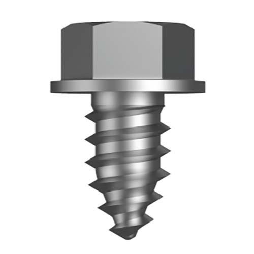 10.5 x 25mm 9 TPI HVAC Blunt Point Hex Head Washer Zinc  - Box of 500