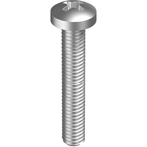M2 x 4mm Pan Phillips Metal Thread Screw Mild Steel Zinc  - Box of 200