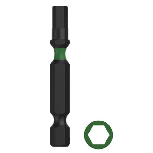 HX5 x 50mm Power Hex Impax Dr Bit 1/4" S2 Alloy Steel Black  - Box of 25