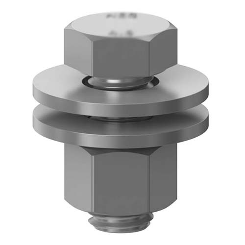 M12 x 30mm Purlin Hex Bolt / Nut / Washer CL8.8 Hot Dip Gal  - Box of 150