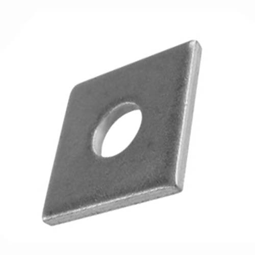 M12 x 50 x 5mm Square Washer Mild Steel Plain  - Box of 100