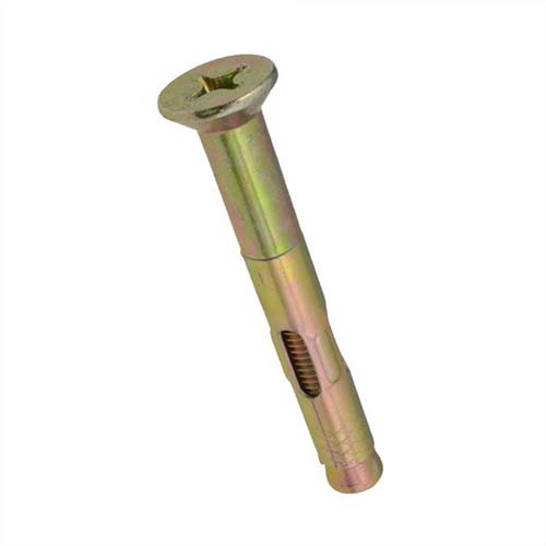 8 x 60mm Tygabolt Countersunk Sleeve Anchor CL8.8 Zinc Yellow  - Box of 50