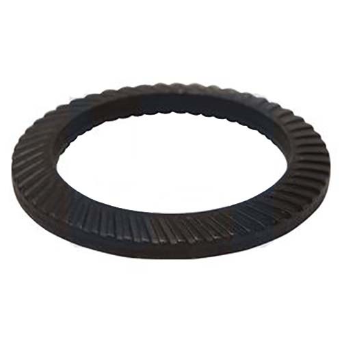 M8 x 13 x 0.7mm Type S Safety Washer Serrated Black Pack of 200