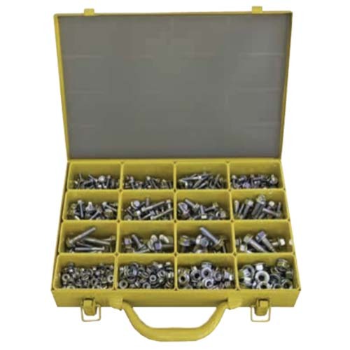 M5-10 Serrated Bolt and Nut (12-50mm) Zinc Plated Assortment Kit