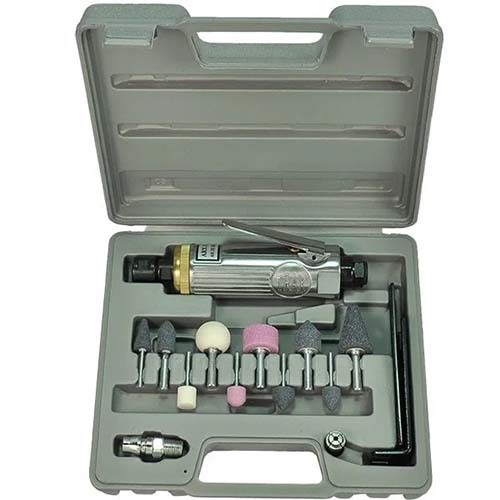 Trax ARX-111K Heavy-Duty Air Die Grinder Kit with 10Pc Set Shank Stone