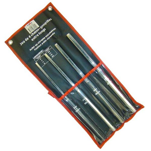 Trax ARX-PP51L 350mm Pin Punch Set, 4Pc Set