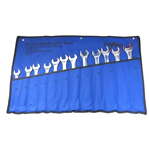Trax ARX-12C Large Metric Combination Spanner Set, 12Pc Set