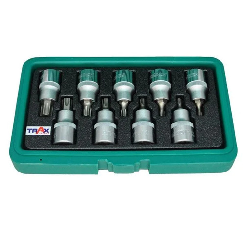Trax ARX-SB4009TRB 1/2" Drive Star Socket Bit Set, 9Pc Set