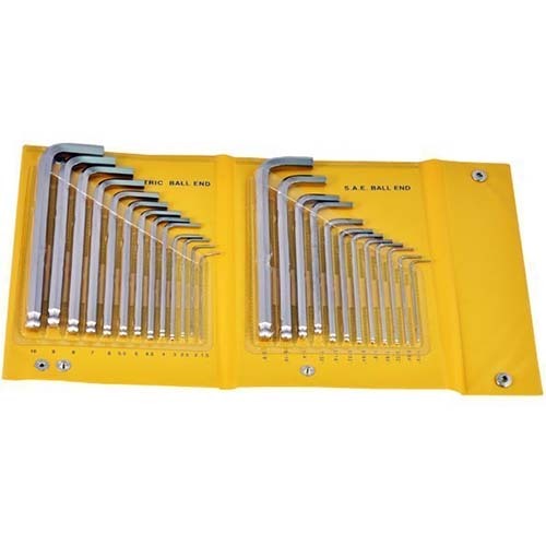 Trax 25 Pcs Long Arm Ball End Hex Key Set ARX-25BHKS