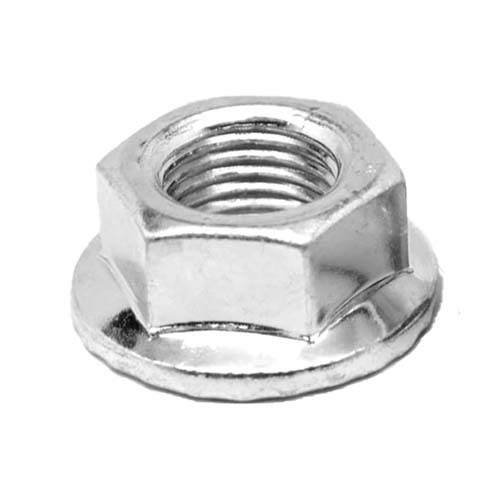 1/2" UNC Hex Serrated Flange Nut Grade 5 Zinc Plated  - Box of 100