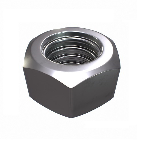 7/16" UNF Hex Nut Grade 5 Zinc Plated - Pack of 50