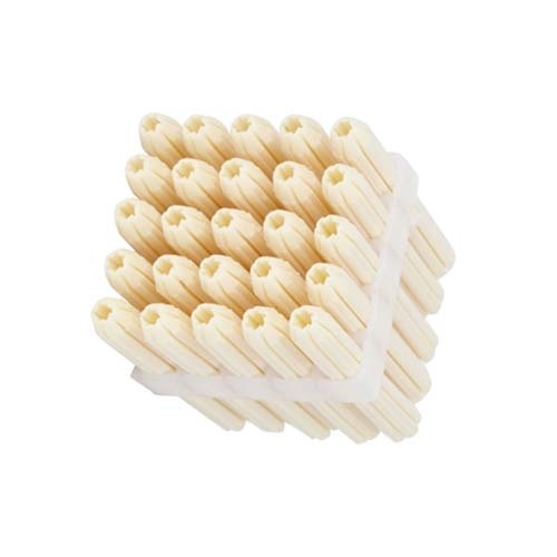 M5 x 25mm White Frame PVC Wall Plug - Box of 1000