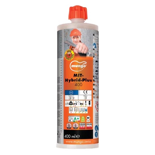 Mungo MIT-Hybrid Plus Vinylester Urethane Mortar 400ml Pack of 12