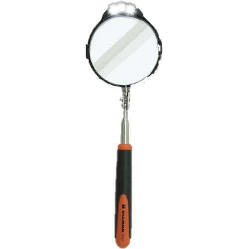 Ullman HTS-2LT Circular Inspection Mirror Telescoping Light 86mm (3-3/8")