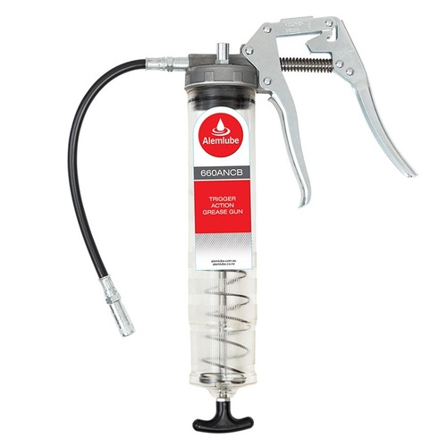 Alemlube Clear Barrel Trigger Action Grease Gun 660ANCB