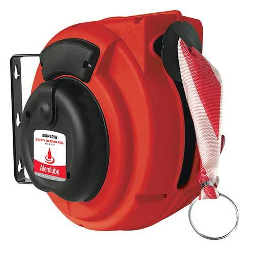 Alemlube Caution Safety Barrier Reel BRP5216D