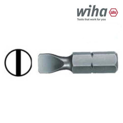 Wiha 25 x 4.5mm Slotted Drive Insert Bit 1/4" Hex