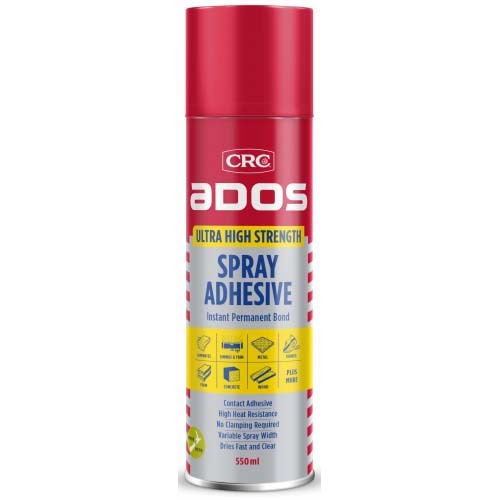 CRC Ultra High Strength Spray Aerosol Adhesive 8180 - 550ml