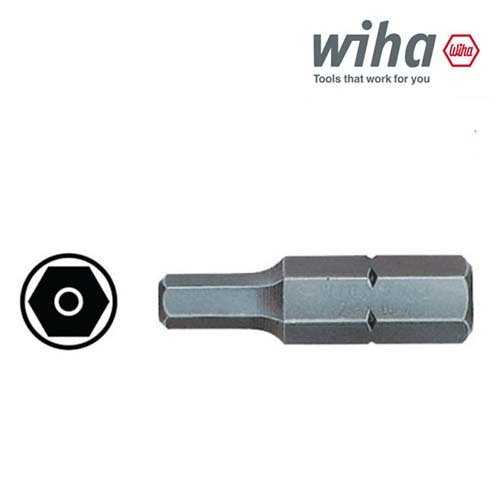 Wiha 5/64" x 25mm Hex Drive Security Insert Bit 1/4" Hex