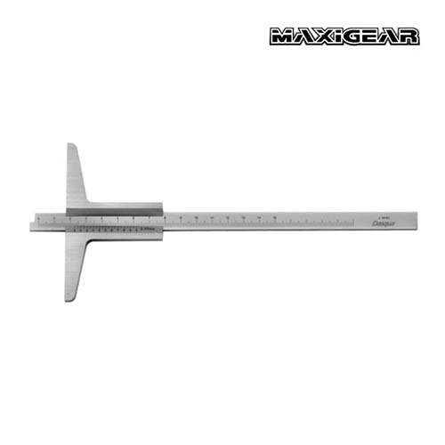 Maxigear Vernier Depth Gauge 300mm Range 0.02mm Graduation