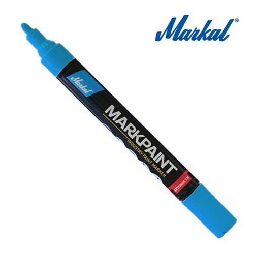 Markal MK97524 Industrial Paint Marker Markpaint 2-4mm Bullet Nib Blue