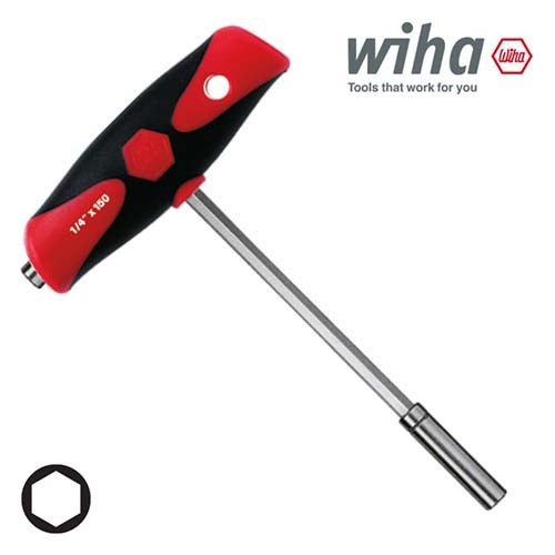 Wiha T-Handle Magnetic Insert Bit Holder 150 x 100mm