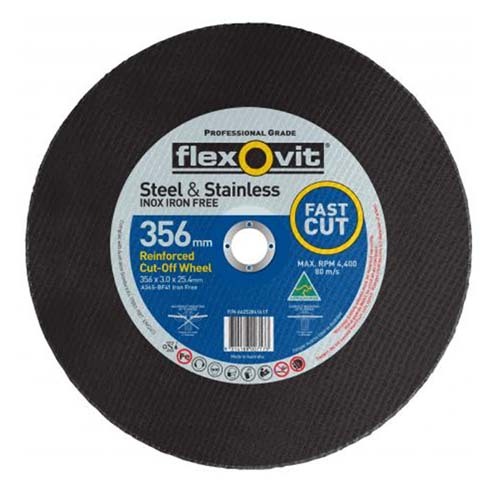 Flexovit Cut Off Wheel Chop Saw 305 x 3 x 25.4mm - Pack of 10