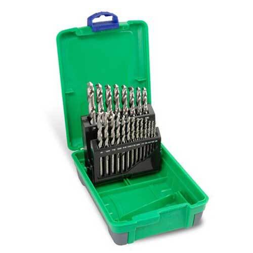 Bordo 2006-F2 Jobber Drill Set Bright HSS 1/16 - 3/8", 21pieces