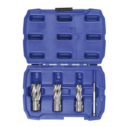 Bordo 7400-S2x25 25mm HSS Annular Cutter Set, 4pieces