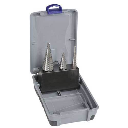 Bordo 2600-S1 Straight Flute Step Drill Set HSS 4 - 30mm, 3pieces