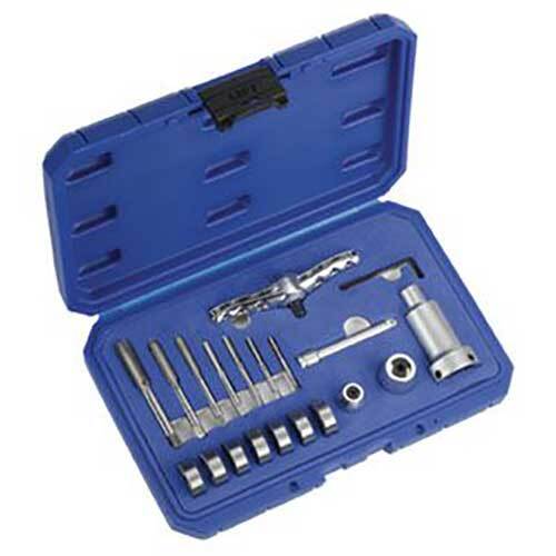 Bordo 4220-S2 Chrome Alloy Tap and Button Die Set Metric Coarse