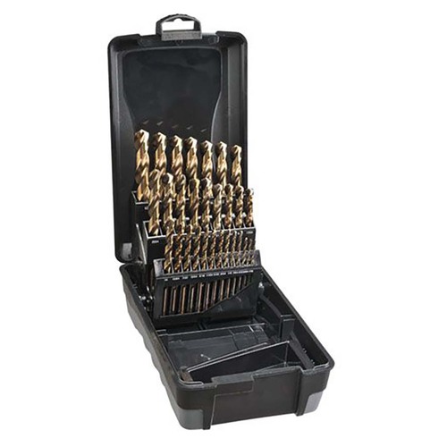 Saber 29 Pieces HSS Cobalt Co5 Jobber Drill Set in ABS Plastic Case