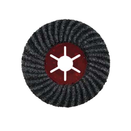 Flexovit Flap Disc Industrial AC/ZEC Silicone Carbide 125 x 22mm 16 Grit - Pack of 5