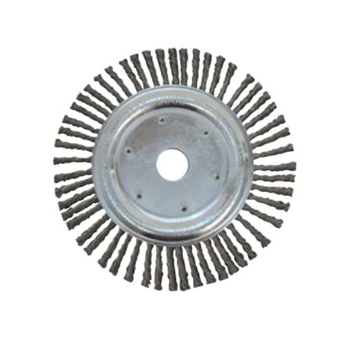 Flexovit Wire Brush Wheel Pipeline Twist Knot Steel 125 x 6 x 22 mm