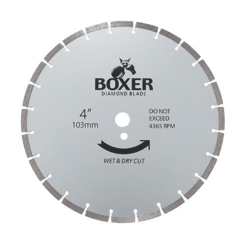 Austsaw 103mm (4") Diamond Blade Boxer Segmented - 16mm Bore