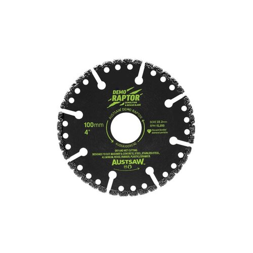 Austsaw 100mm (4") RESQ Diamond Rescue & Demolition Blade