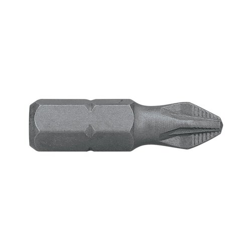 Alpha PZ2 x 25mm Pozidrive Ribbed Insert Bit Pack of 10