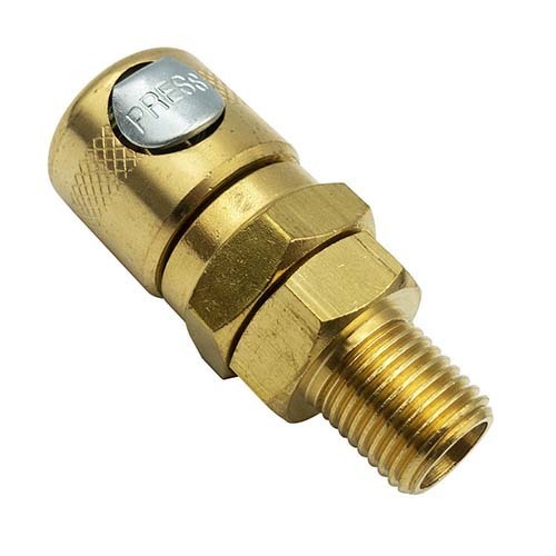 Champion B310M Airline 1/4" Male Coupling Brass (Jamec) - Box of 3