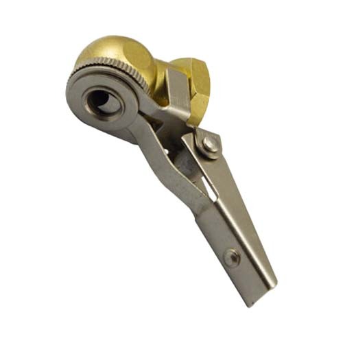 Champion BTC5 Airline 1/4" Long Clip Female Tyre Chuck Brass/Steel -Box of 3