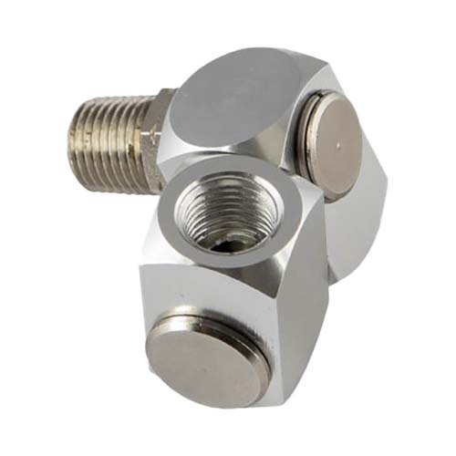 Champion CSW-02 Universal Swivel Joint 1/4" Male/Female Steel/Aluminium - Pack of 3