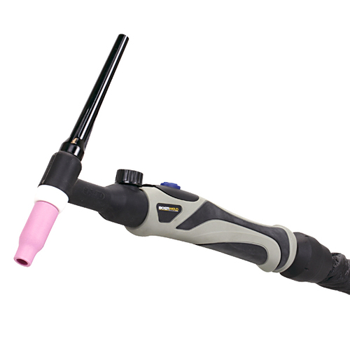 Bossweld TIG Torch 18 Flex Complete with Valve, 4m, 3 pc, switch