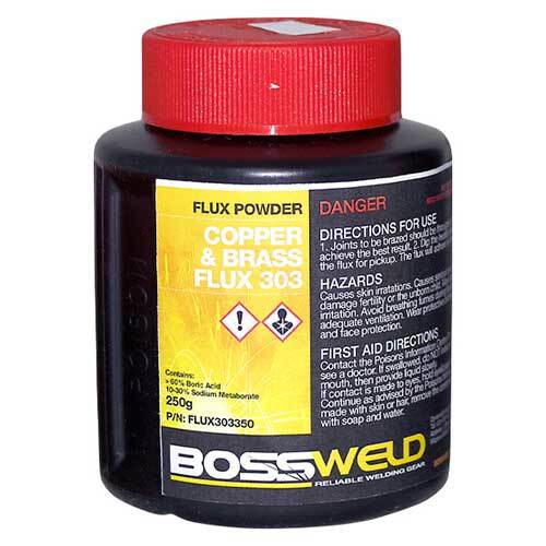 Bossweld Universal Copper & Brass Flux x 250g Jar
