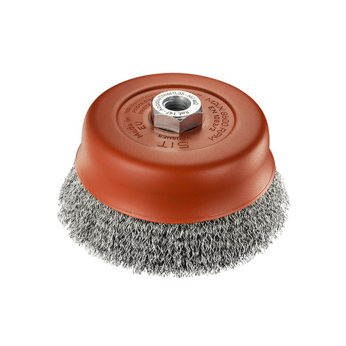 SIT Steel Crimped Cup Brush 100mm x MULTI  T100MULTI