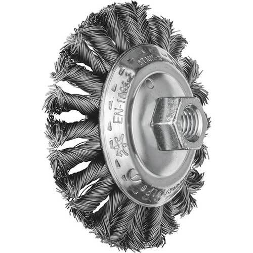 Pferd Flared Cup Brush Twist Knot Combitwist Steel 100 x 13mm M14 43313011