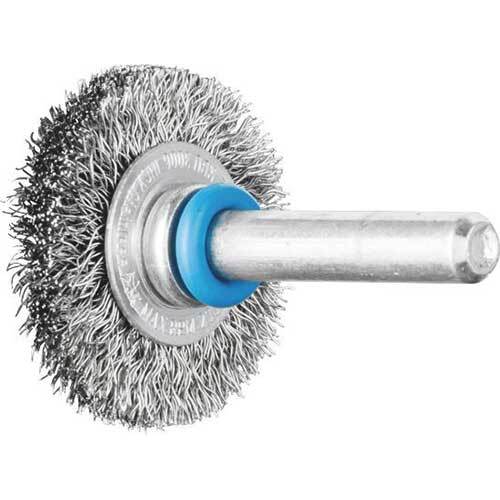 Pferd Shaft Wheel Brush Crimped Inox 30 x 6mm 0.20mm Fil Dia 43701006