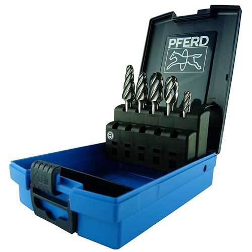 Pferd Burr Set 1/4" Shank Tungsten Carbide Aluminium 26005695 - 5pcs./Set